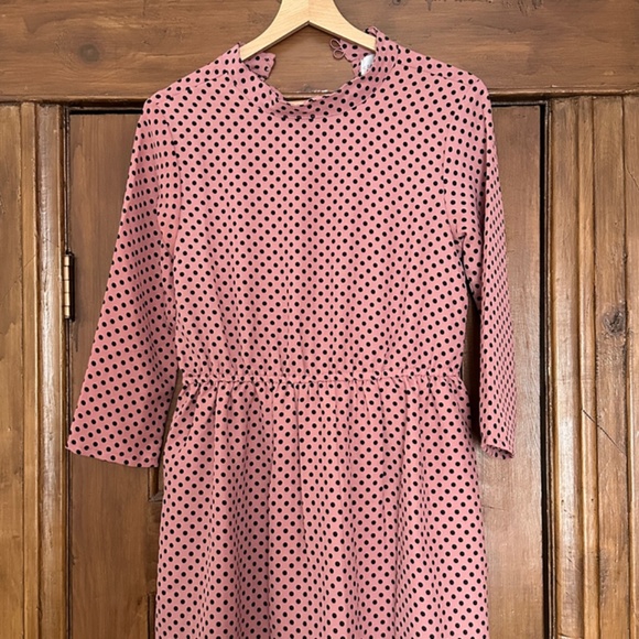 Pink black polka dots dress - Compania Fantastica - Picture 1 of 4